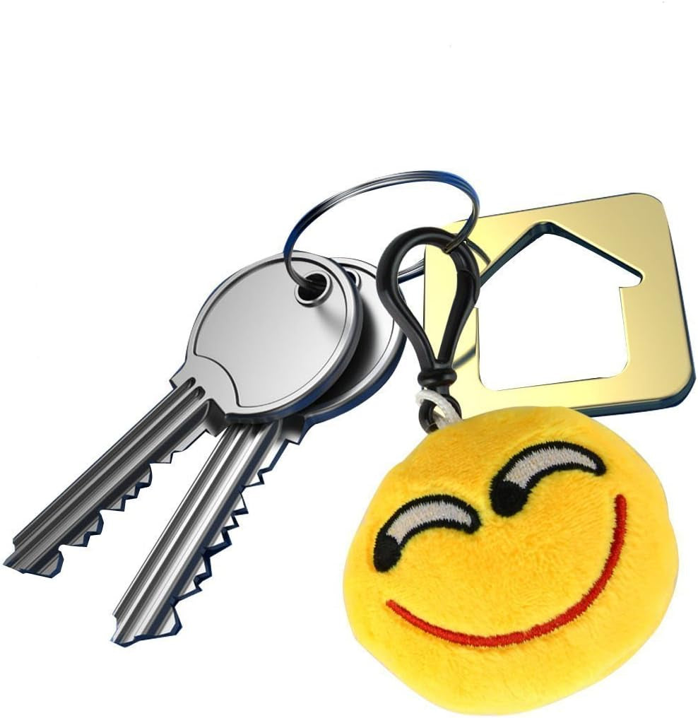 Emoticon Keychain Mini Cute Plush Pillows, Party Favors for Kids Valentine'S Day Gifts / Birthday Party Supplies, Easter Basket Stuffers Egg Fillers Carnival Prizes Toys for Kids (64 Pack)