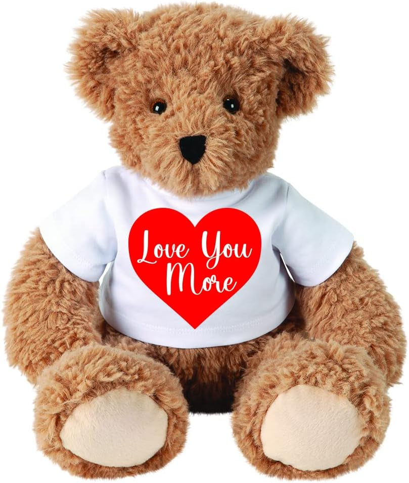 Stuffed Animal - Teddy Bear, Love You More, 18 Inches