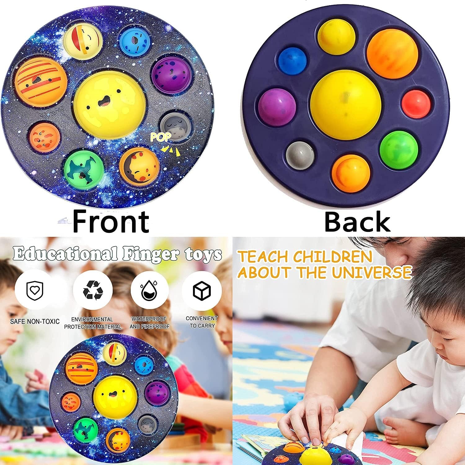 35 Pcs Fidget Toy Set,Fidget Toy Pack Figit Toys Packages Sensory Toys Figetsss Toys Sets,Stress Anxiety Relief Toys for ADHD6
