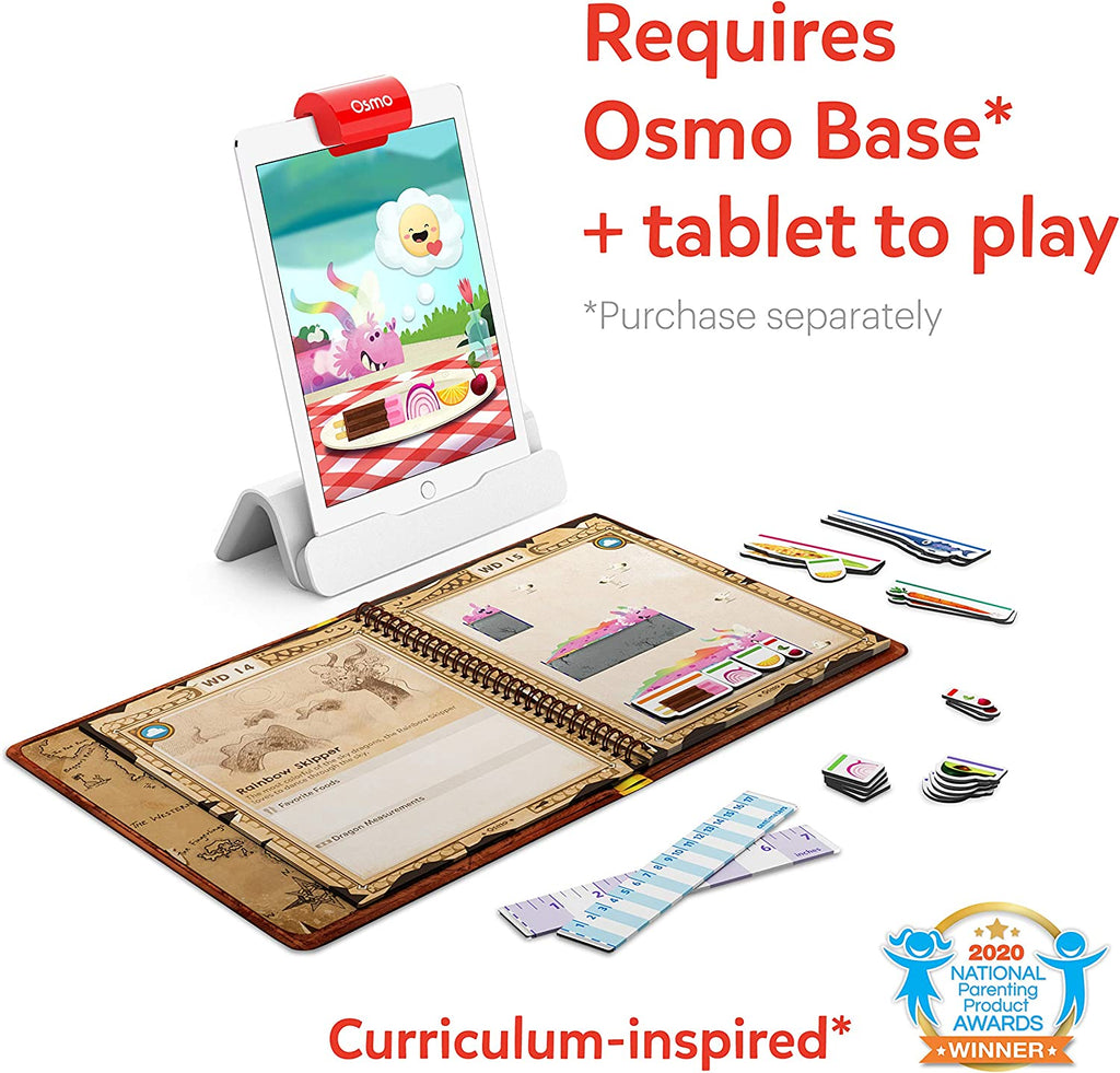 -Math Wizard and the Secrets of the Dragons for Ipad-Ages 6-8/Grades 1-2-Measurement & Estimating-Curriculum-Inspired-Stem Toy Gifts for Kids,Boy&Girl-Ages 6-8 ( Base Required)